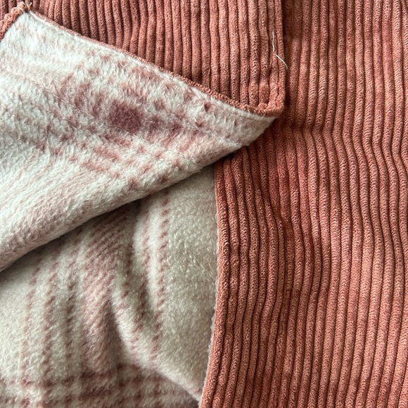 💕LAST1️⃣💕New Reversible Corduroy Plaid Spring Fall Women’s Shacked - Picture 11 of 11